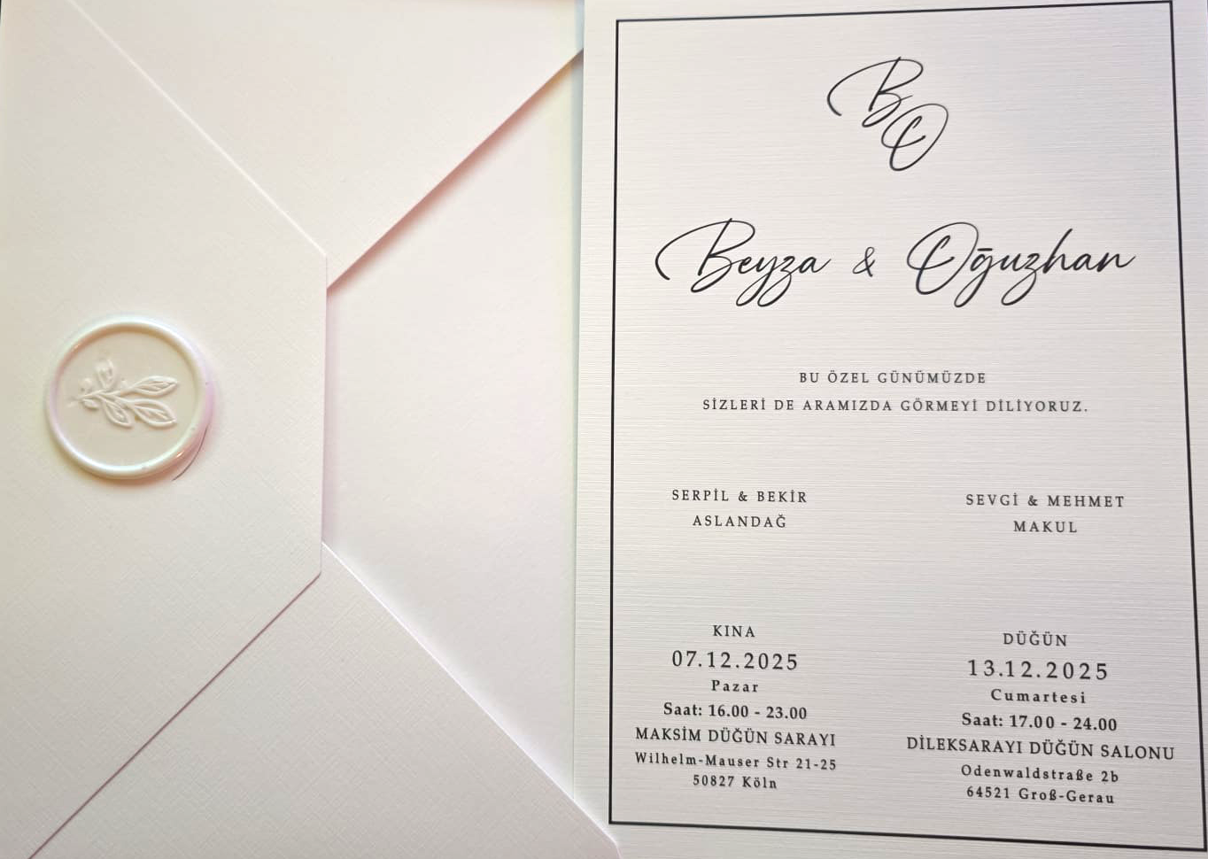 Beyza & Oguzhan Düğünümüze Davetlisiniz